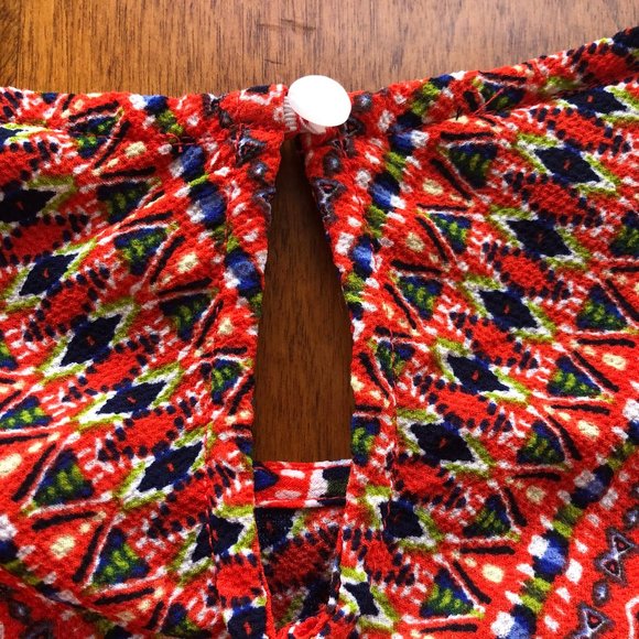 Amy Byer Coral Cold Shoulder Dressy Blouse - Picture 5 of 5